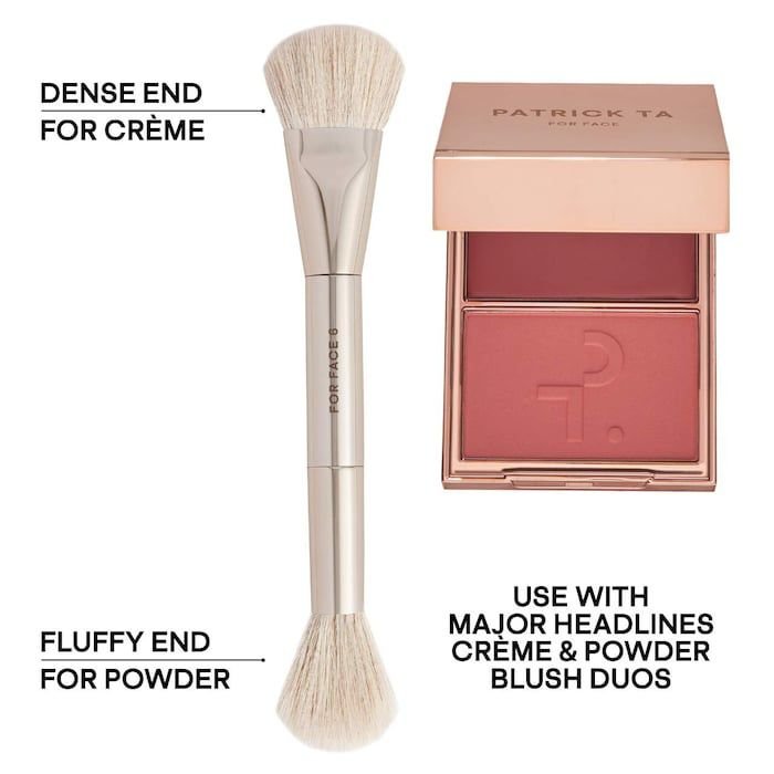 PATRICK TA - DUAL ENDED BLUSH BRUSH